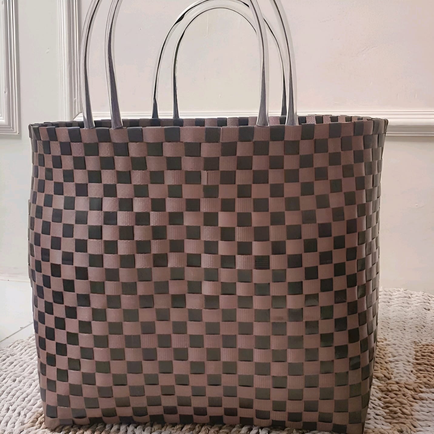 Lattice Luxe Tote